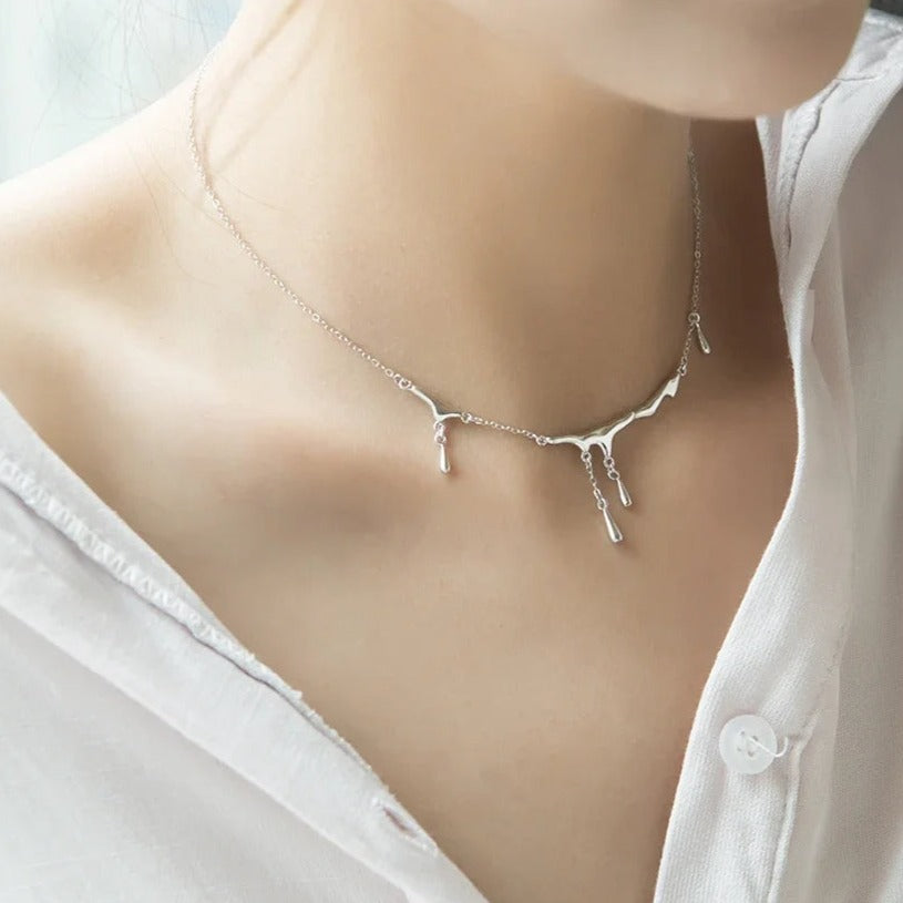 Colar Liquid Silver em Prata 925 - Corrente de 40cm