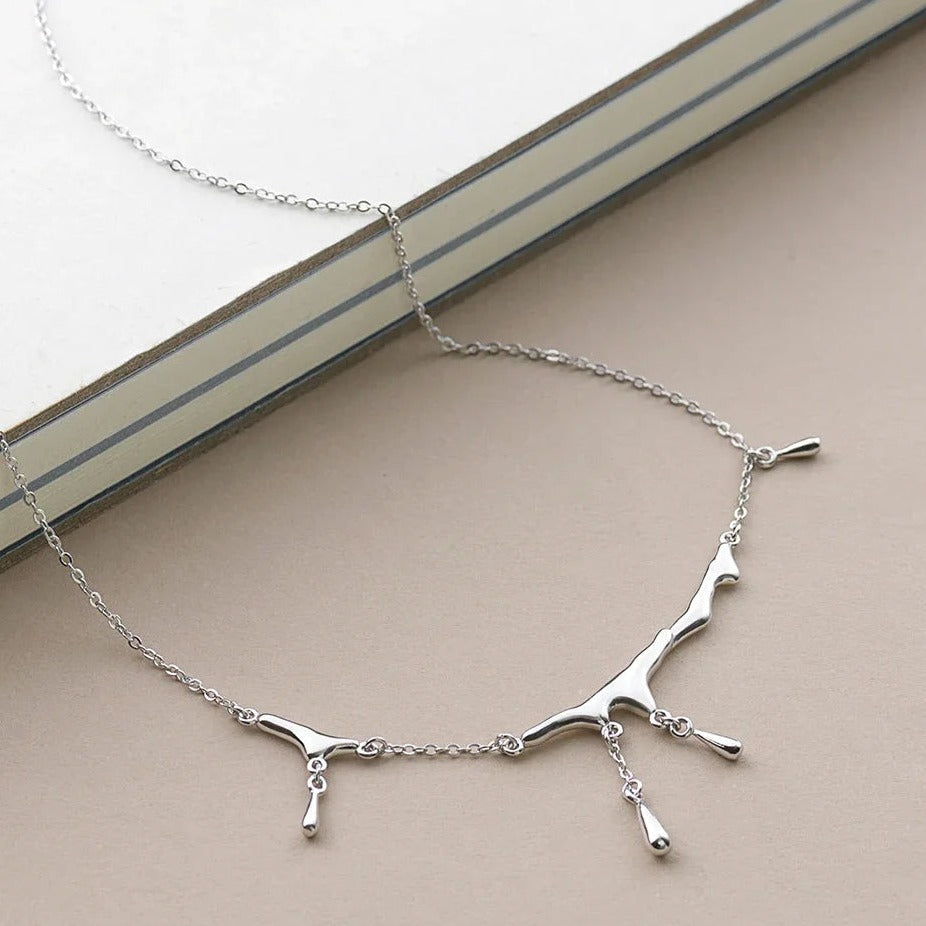 Colar Liquid Silver em Prata 925 - Corrente de 40cm