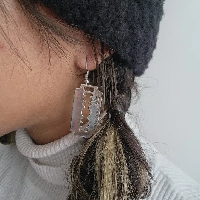 Par de Brincos Lâminas