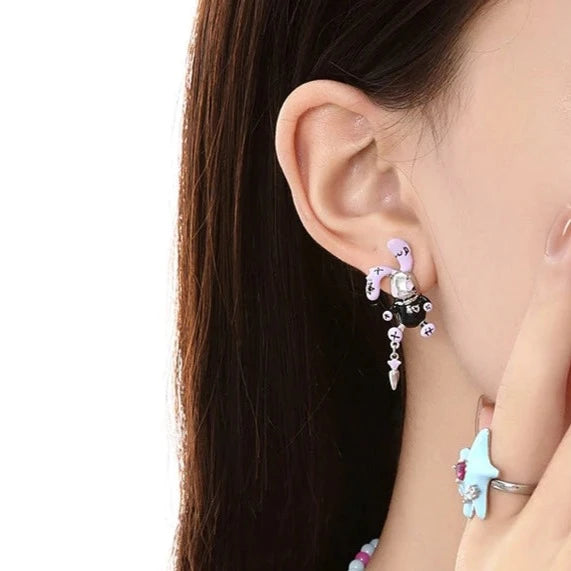 Par de Brincos Punk Bunny