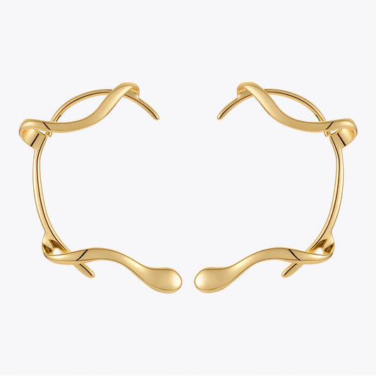 Par de Brincos Ear Cuff Shine