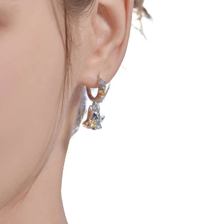 Par de Brincos Halloween Ghost