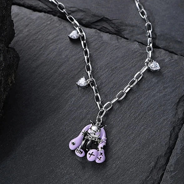Colar Punk Bunny - Corrente de 50cm