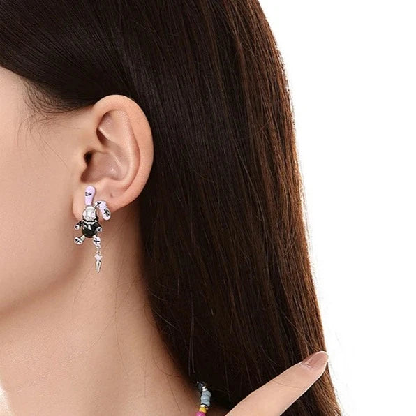 Par de Brincos Punk Bunny