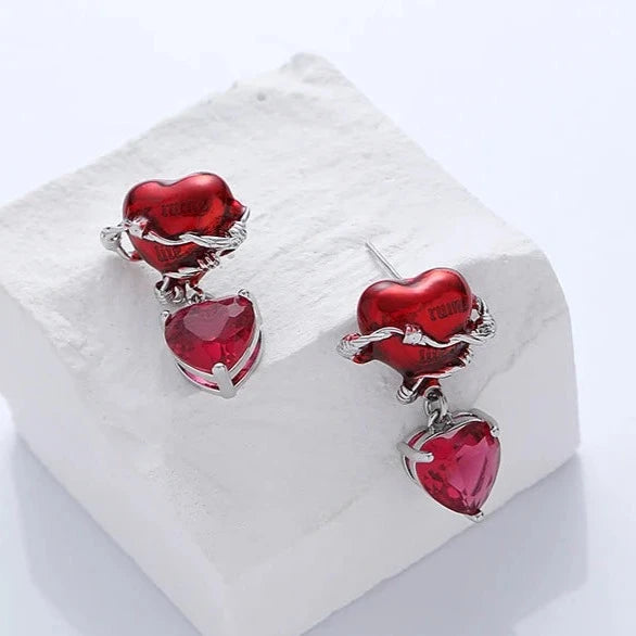 Par de Brincos Gothic Love