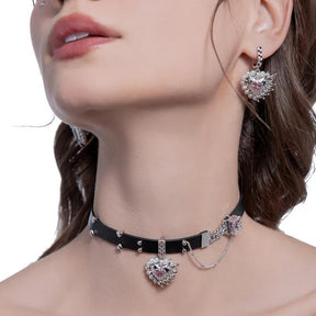 Choker Bionic Heart - Corrente de 40cm