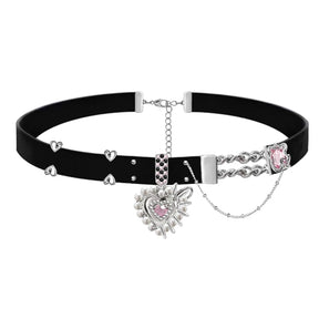 Choker Bionic Heart - Corrente de 40cm