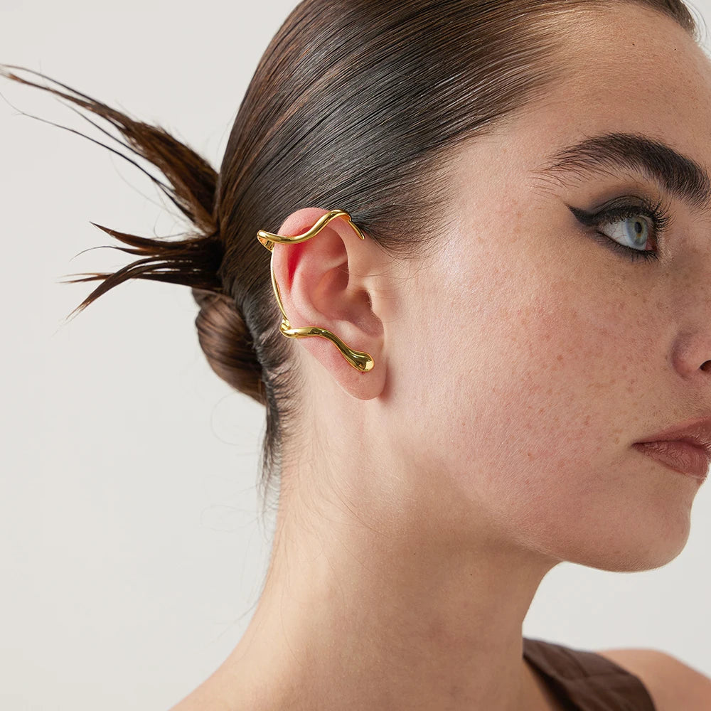 Par de Brincos Ear Cuff Shine