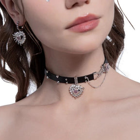 Choker Bionic Heart - Corrente de 40cm