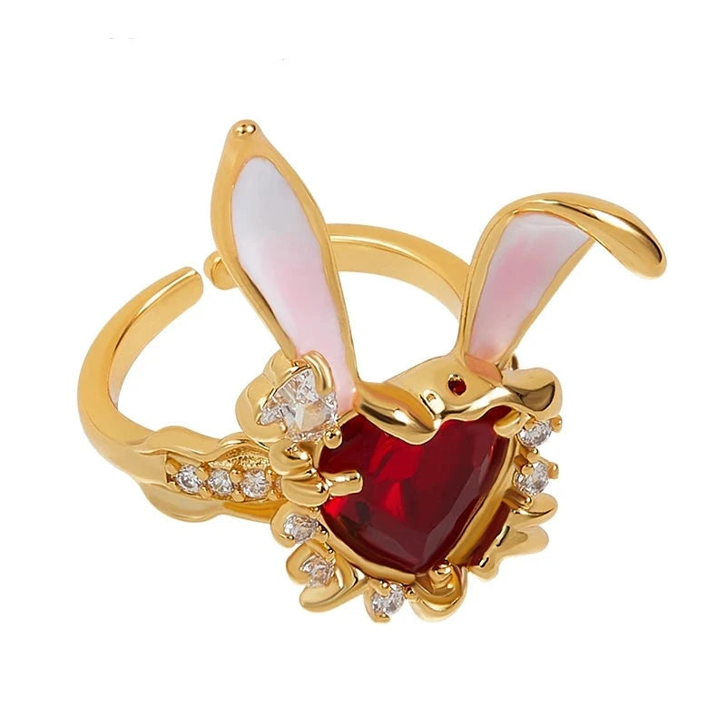 Anel Ajustável Golden Bunny em Ouro 18K