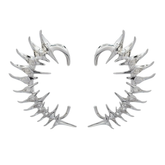 Par de Brincos Ear Cuff Punk Spikes