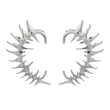 Par de Brincos Ear Cuff Punk Spikes