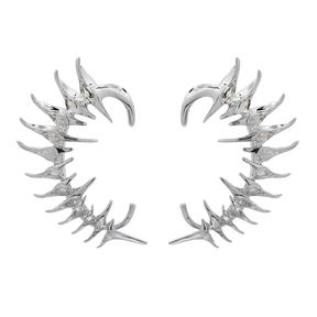 Par de Brincos Ear Cuff Punk Spikes