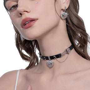 Choker Bionic Heart - Corrente de 40cm